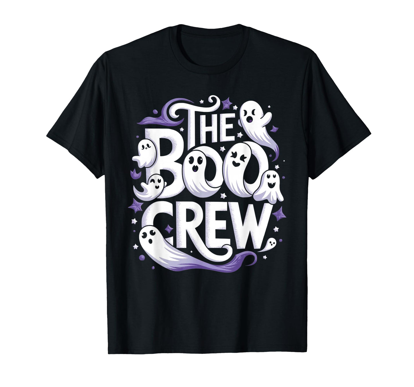 The Boo Crew Halloween Trick Treat Ghost Squad T-Shirt