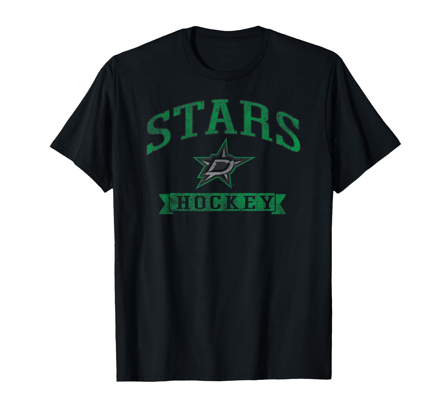 Dallas Stars Vintage Hockey White Officially Licensed T-Shirt