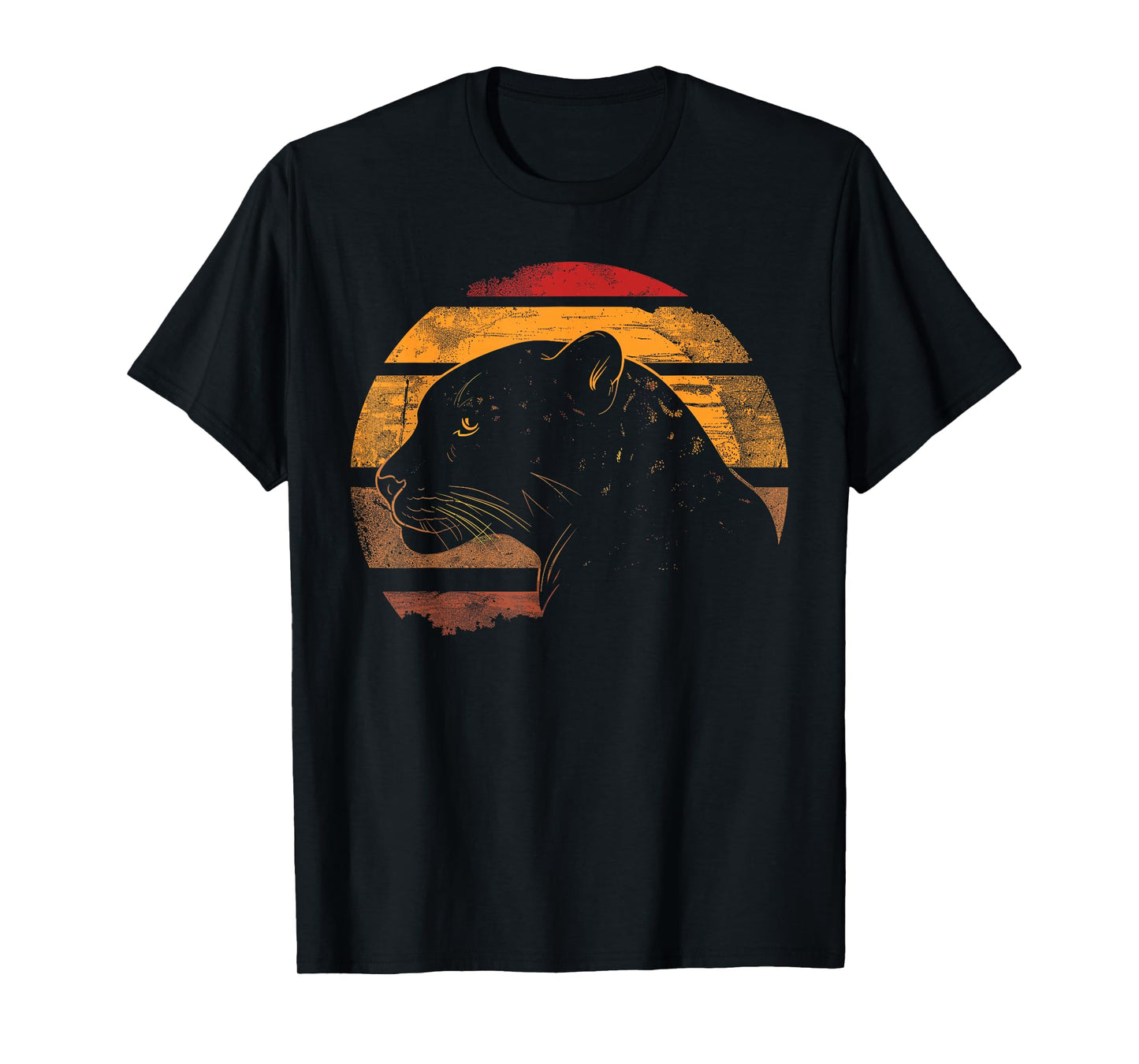 Jaguar Retro Vintage 80s Style Jaguar Wild Animals Lover T-Shirt