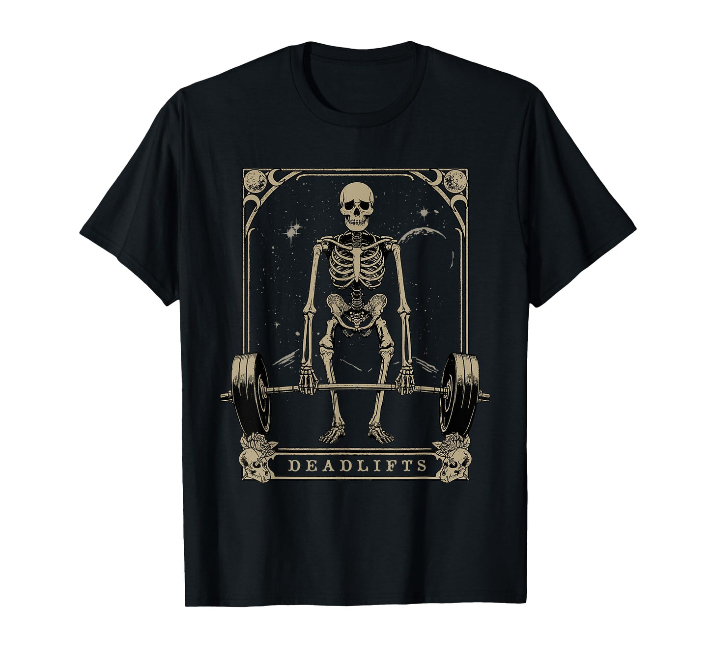Tarot Card Deadlift Shirt Deadlifts Gym Workout Occult T-Shirt