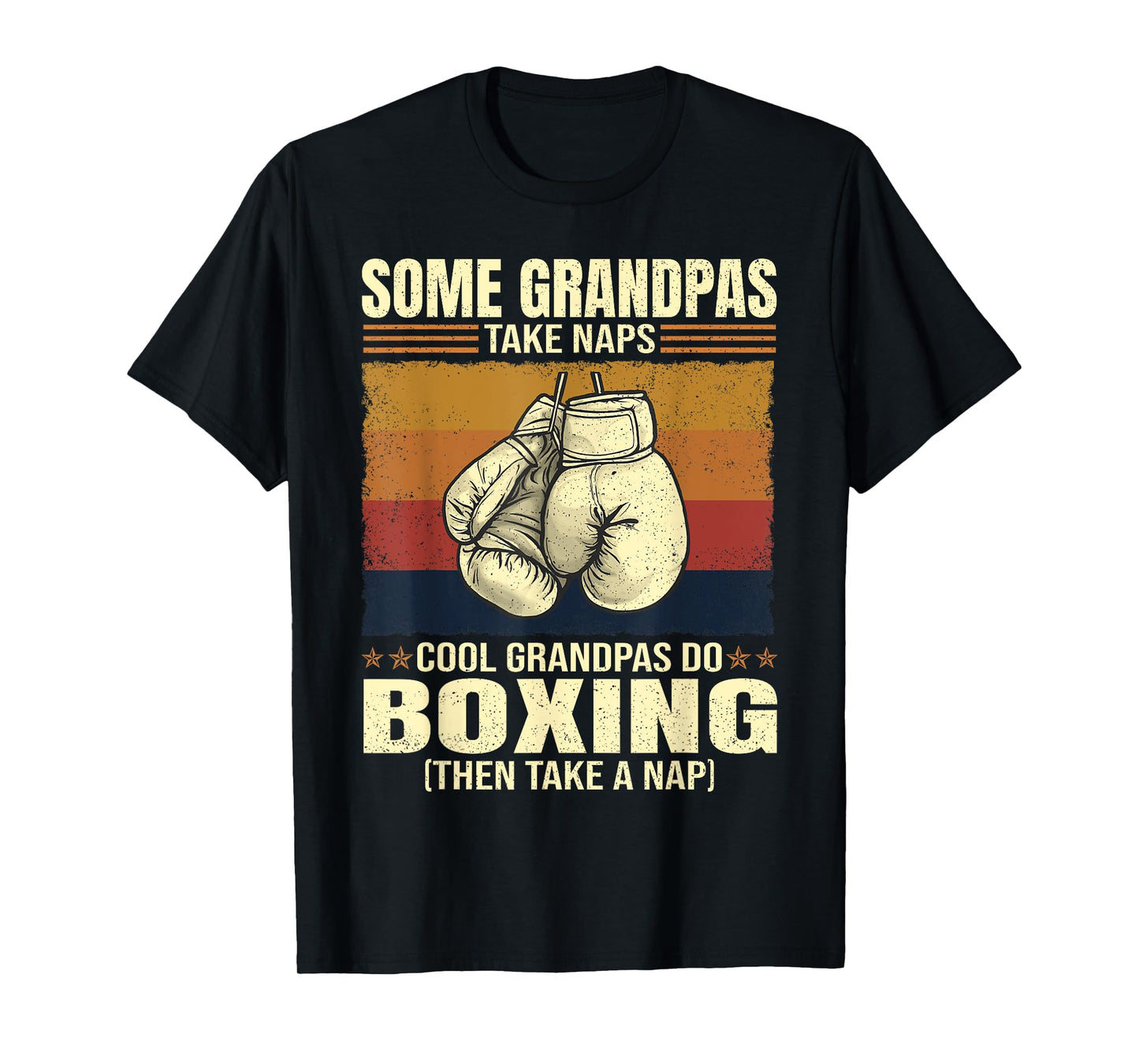 Some Grandpas Take Naps Cool Grandpas Do Boxing T-Shirt