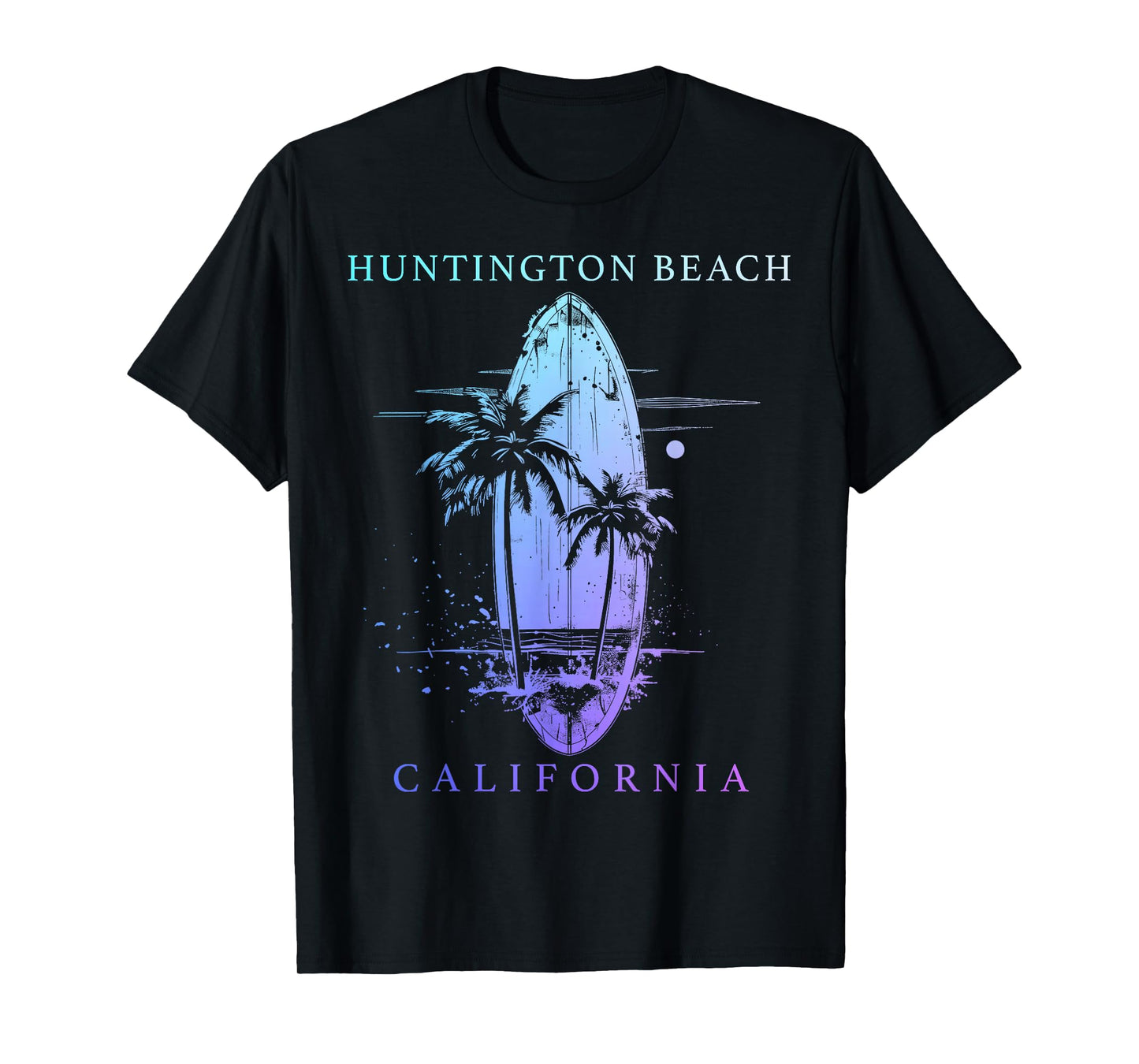 Huntington Beach California Surf Vintage Surfing Surfer T-Shirt