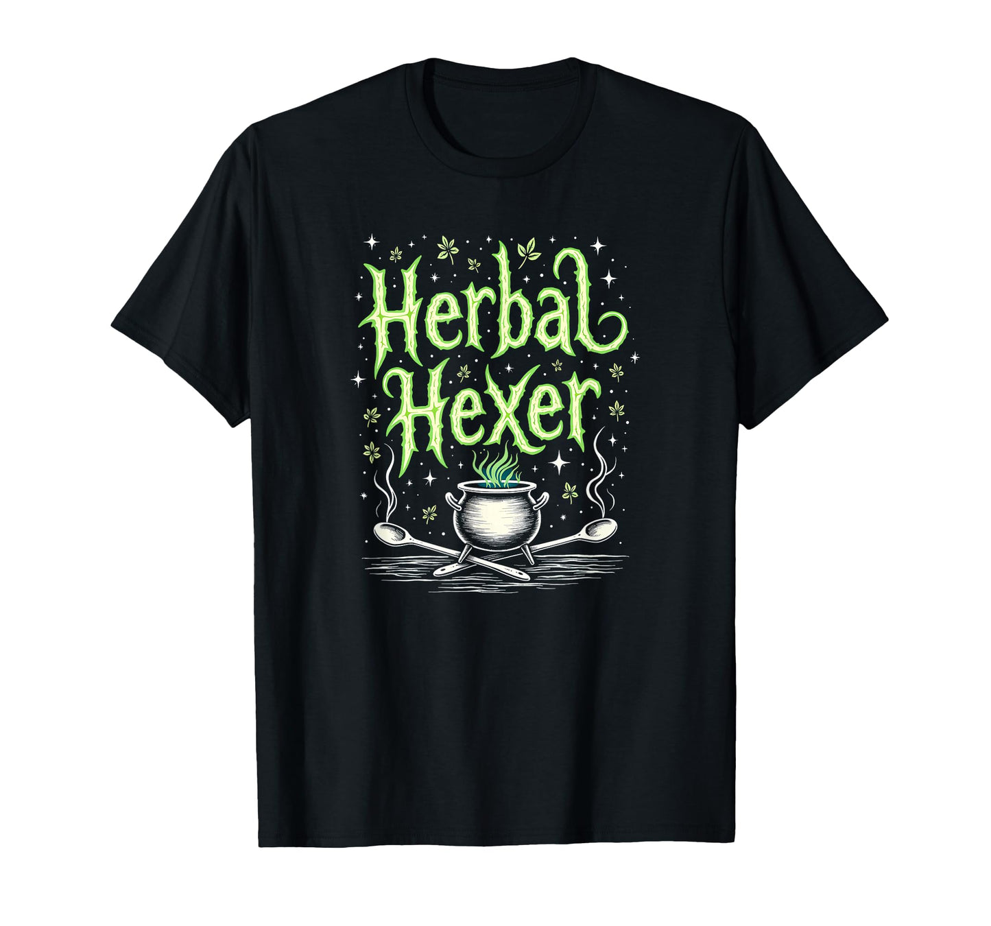 Halloween Witches & Magic: Herbal Hexer Cauldron Brew T-Shirt