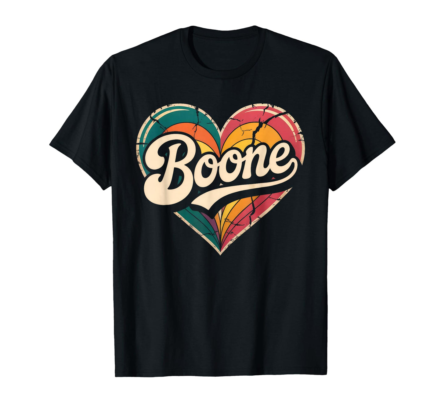 Retro Boone Lover Design for Boys Girls Men Women T-Shirt