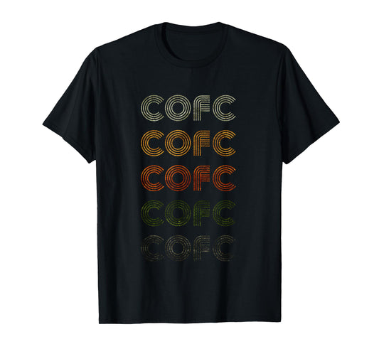 Love Heart Cofc Tee Grunge Vintage Style Black Cofc T-Shirt