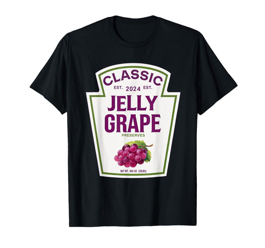 Jelly Grape Halloween 2024 Costume Group Condiments Gifts T-Shirt