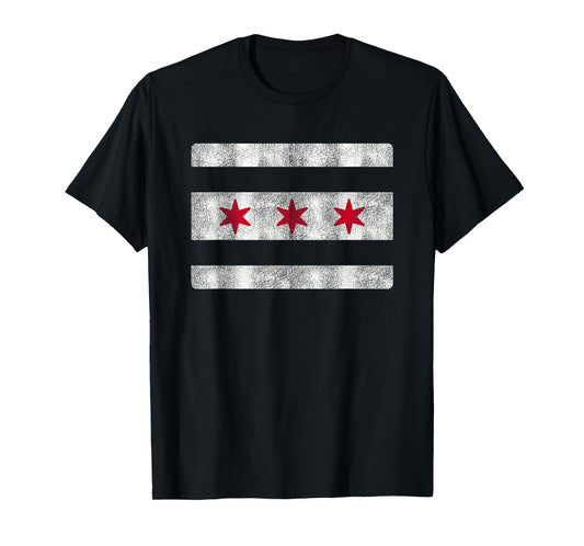Vintage Chicago Flag Souvenir T-Shirt