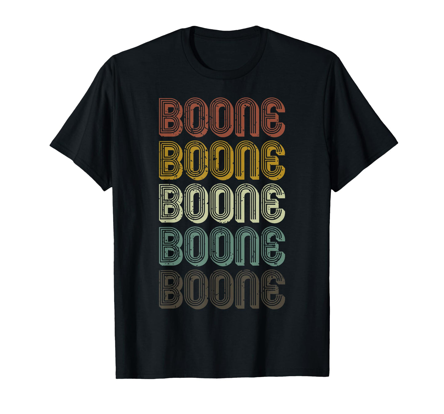 Retro Boone First Name Personalized Boone Groovy Vintage T-Shirt