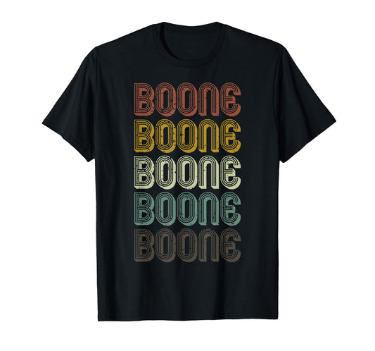 Retro Boone First Name Personalized Boone Groovy Vintage T-Shirt