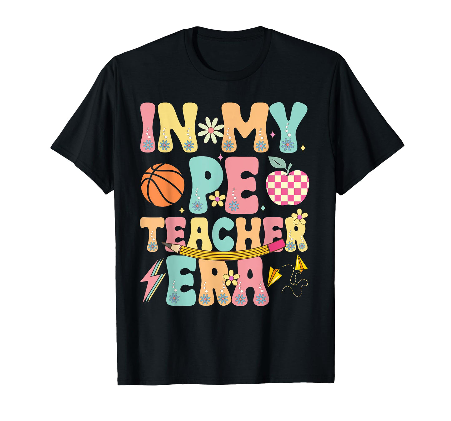 In My PE Teacher Era Physical Education Back To School T-Shirt