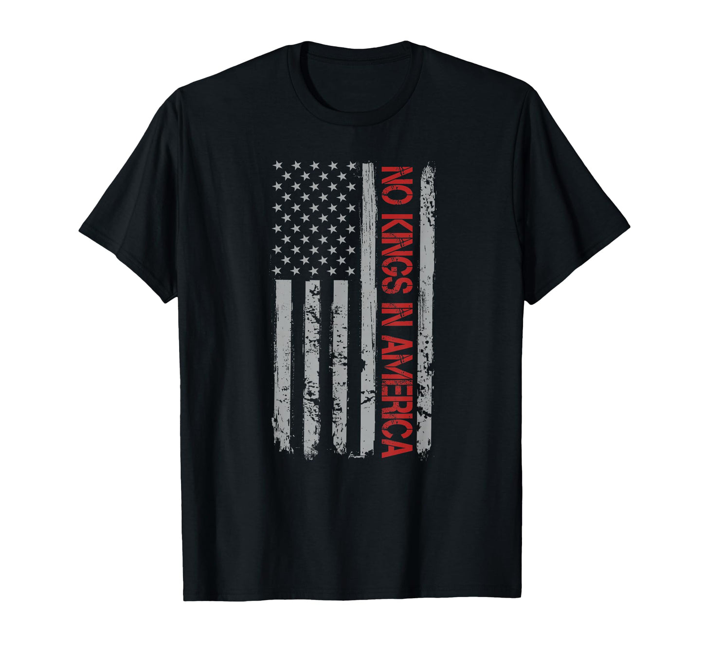 No Kings In America US Flag Vintage T-Shirt