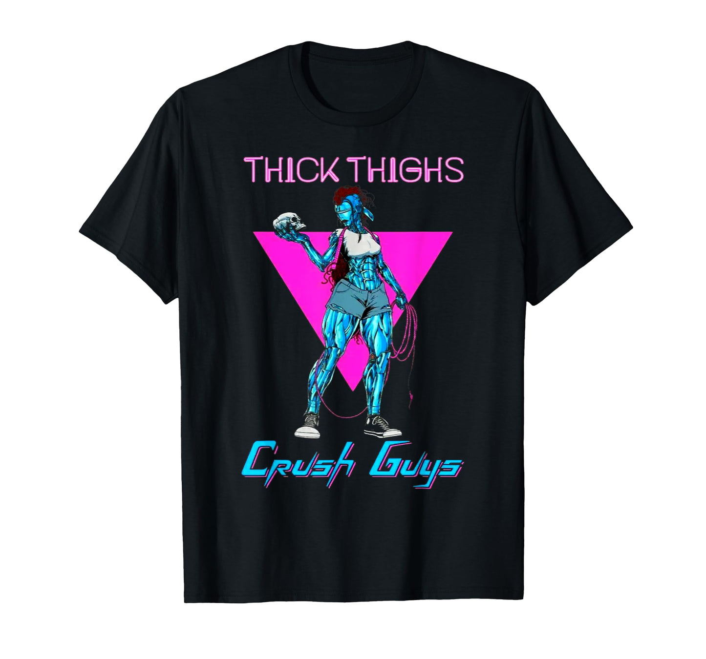 Thiick Thighs Crush Guys Weightlifting Bodybuilding Gym T-Shirt