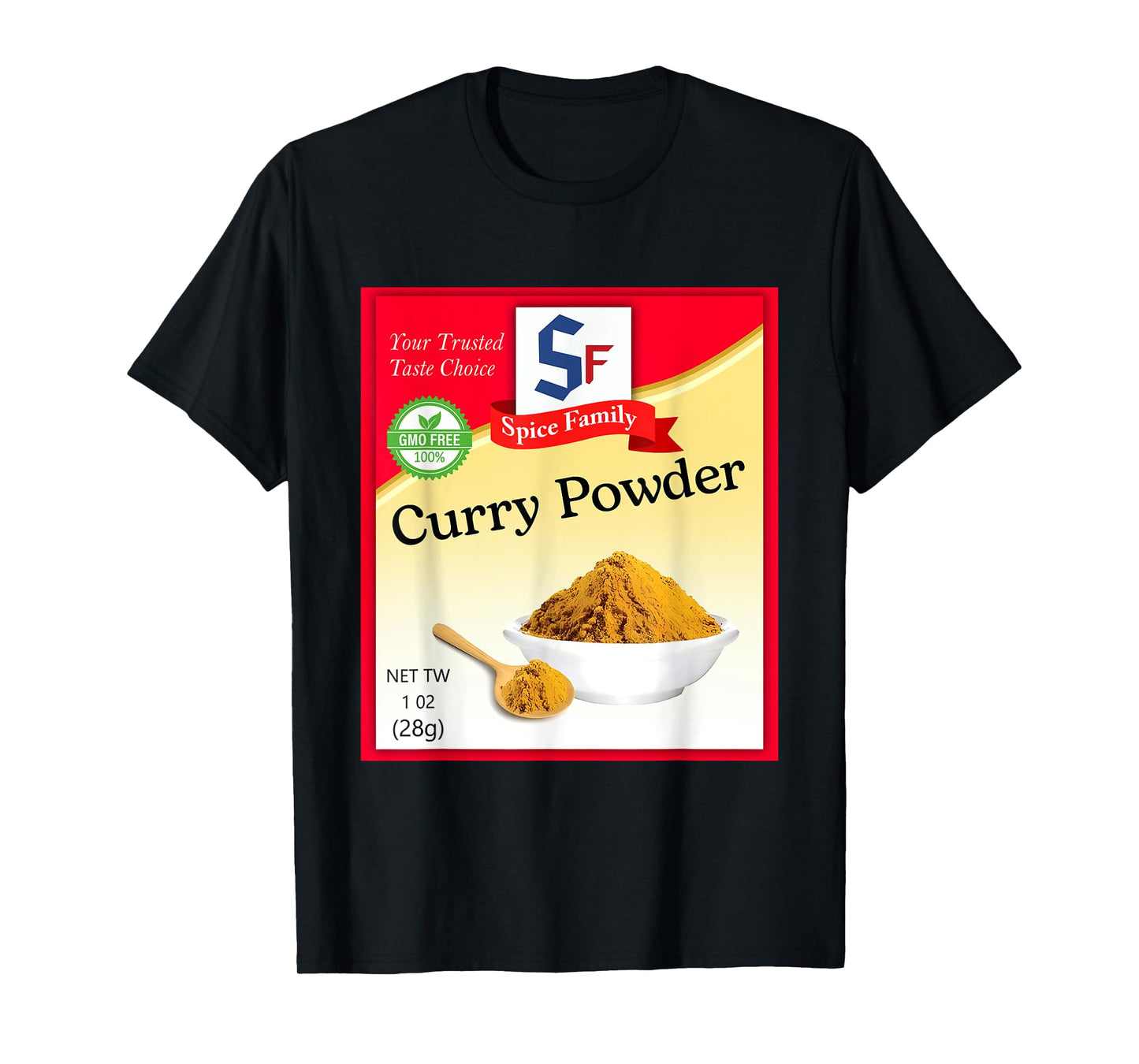 Curry Powder Condiment Costume Holiday Spice Group Costumes T-Shirt