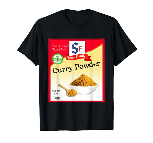 Curry Powder Condiment Costume Holiday Spice Group Costumes T-Shirt