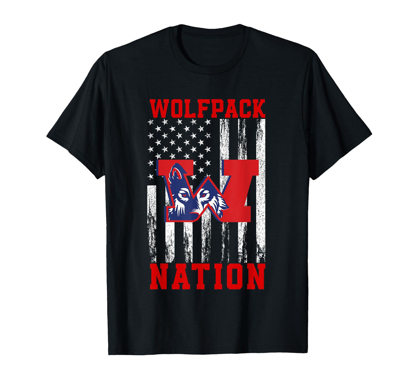Wolfson Wolfpack Logo Nation HS T-Shirt