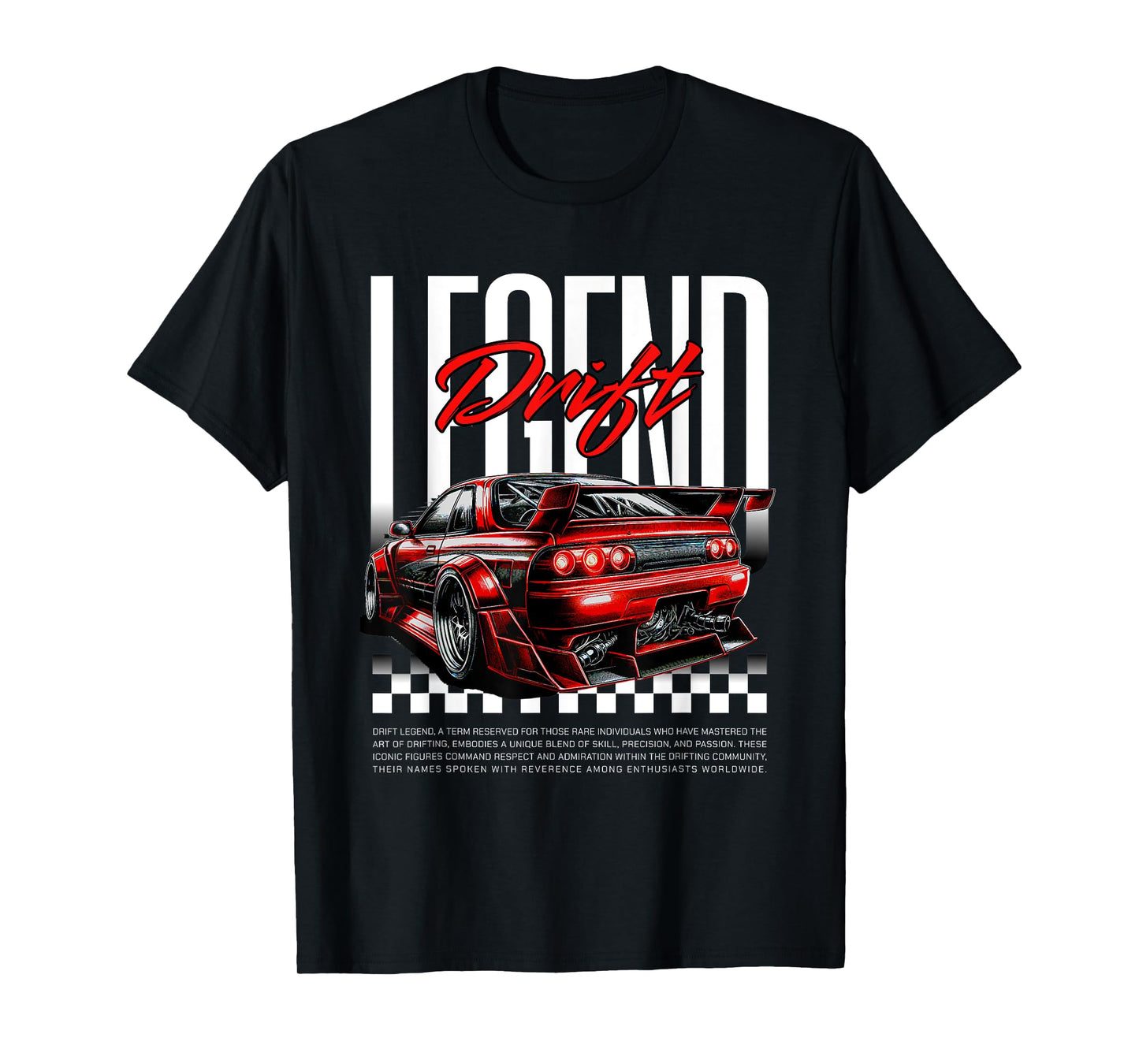 Cool Retro Vintage Japanese JDM Tokyo Japan Drift Race Car T-Shirt