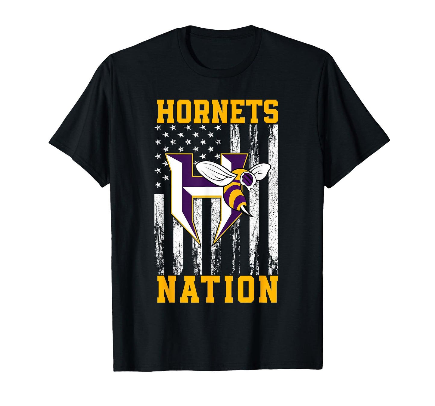 Hampton Hornets Logo Nation HS T-Shirt