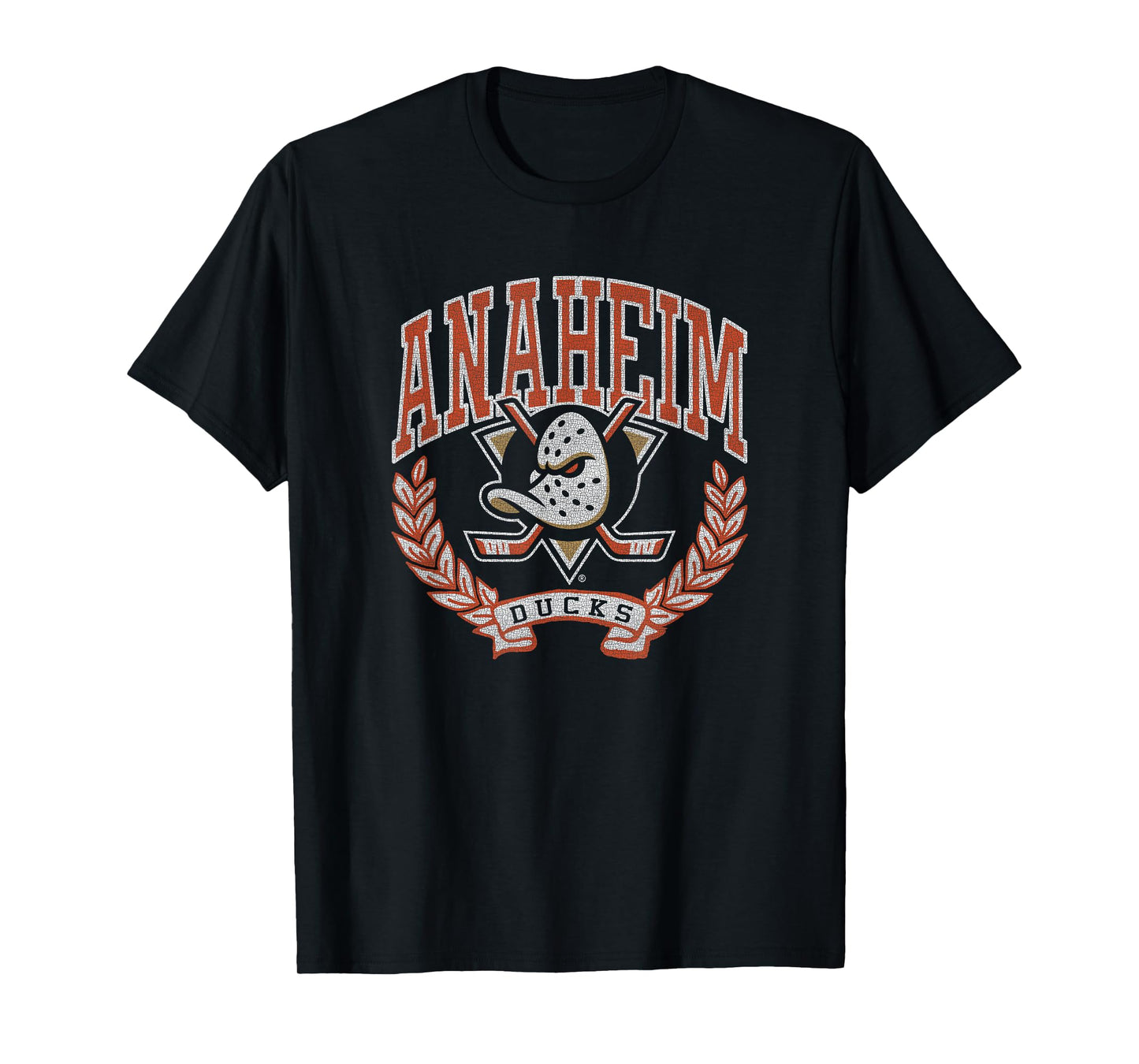 Anaheim Ducks Vintage Victory Black Licensed T-Shirt