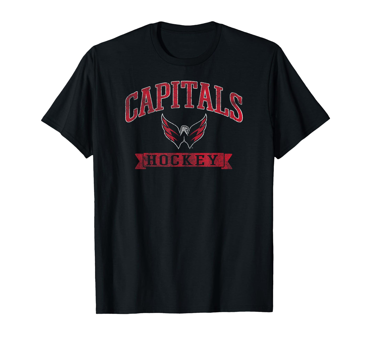 Washington Capitals Vintage Hockey Navy Officially Licensed T-Shirt