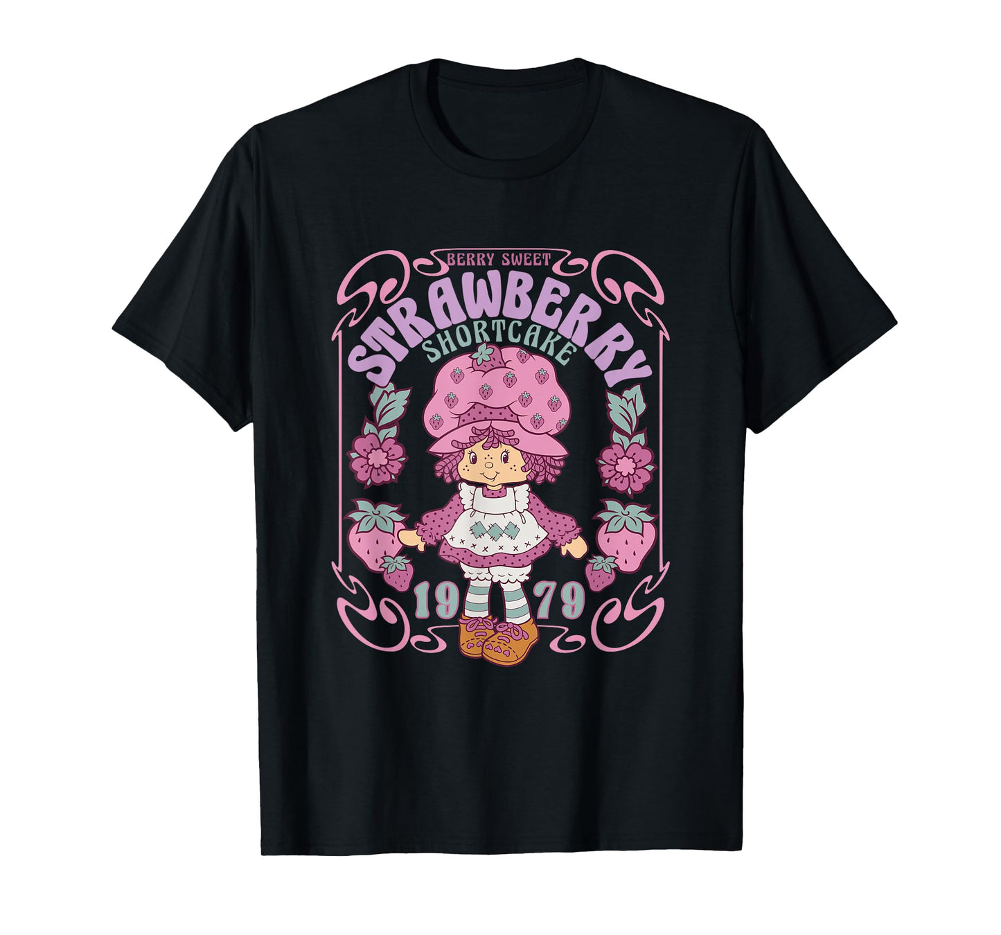 Strawberry Shortcake Berry Sweet Seventies Poster T-Shirt