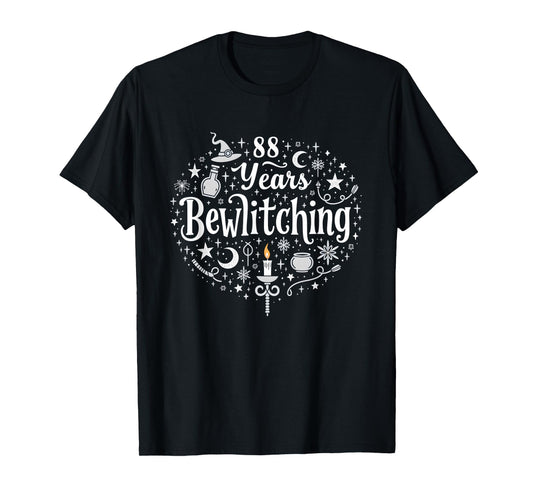 88 Years Bewitching Birthday Gift Magical Celebration T-Shirt