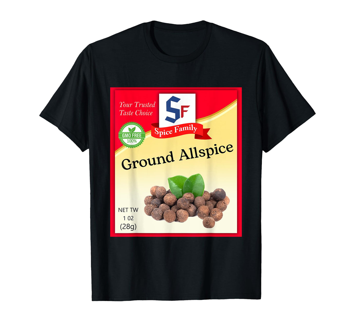 Ground Allspice Condiment Costume Holiday Spice Costumes T-Shirt