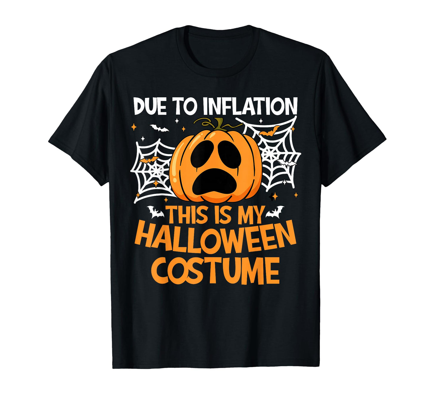 Pumpkin Halloween Costume Men Women Funny Halloween T-Shirt