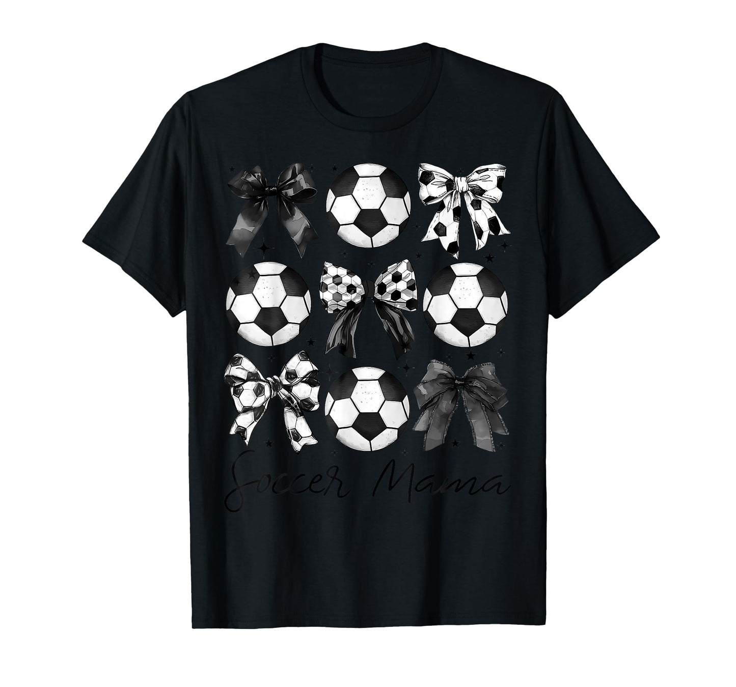 Soccer Mama Shirt Coquette Bow Soccer Mom T-Shirt