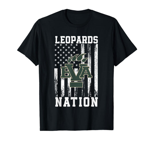 Belle Vernon Area Leopards Logo Nation HS T-Shirt