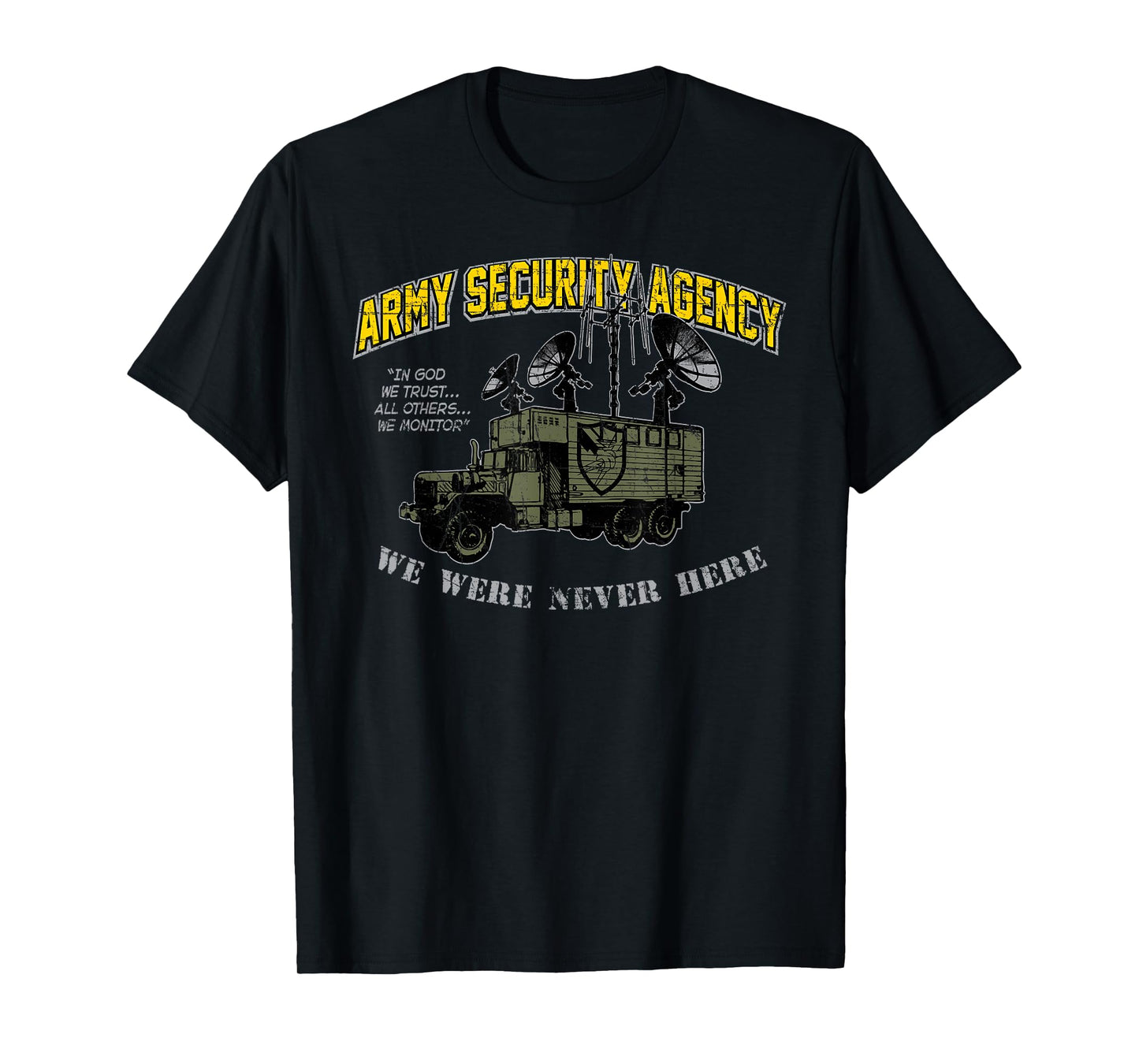 American Marauder: Army Security Agency Listener Truck T-Shirt
