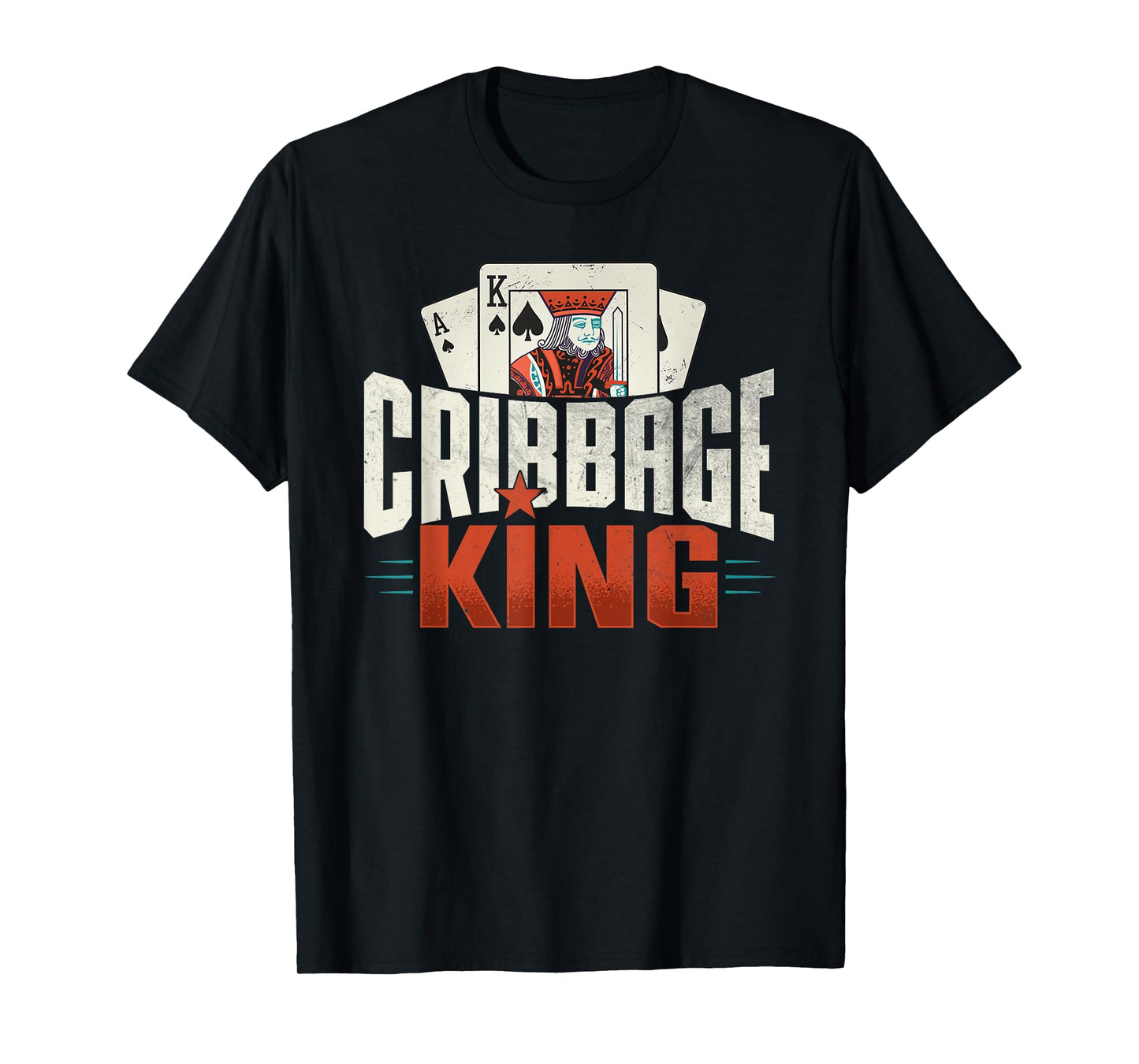 Cribbage Board Game Cribbage King Cribbage Player T-Shirt