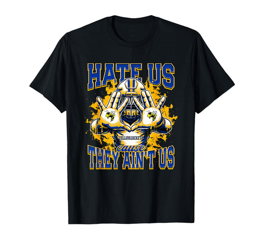 Kingston Yellowjackets Logo Hate Us Cause They Ain't HS T-Shirt