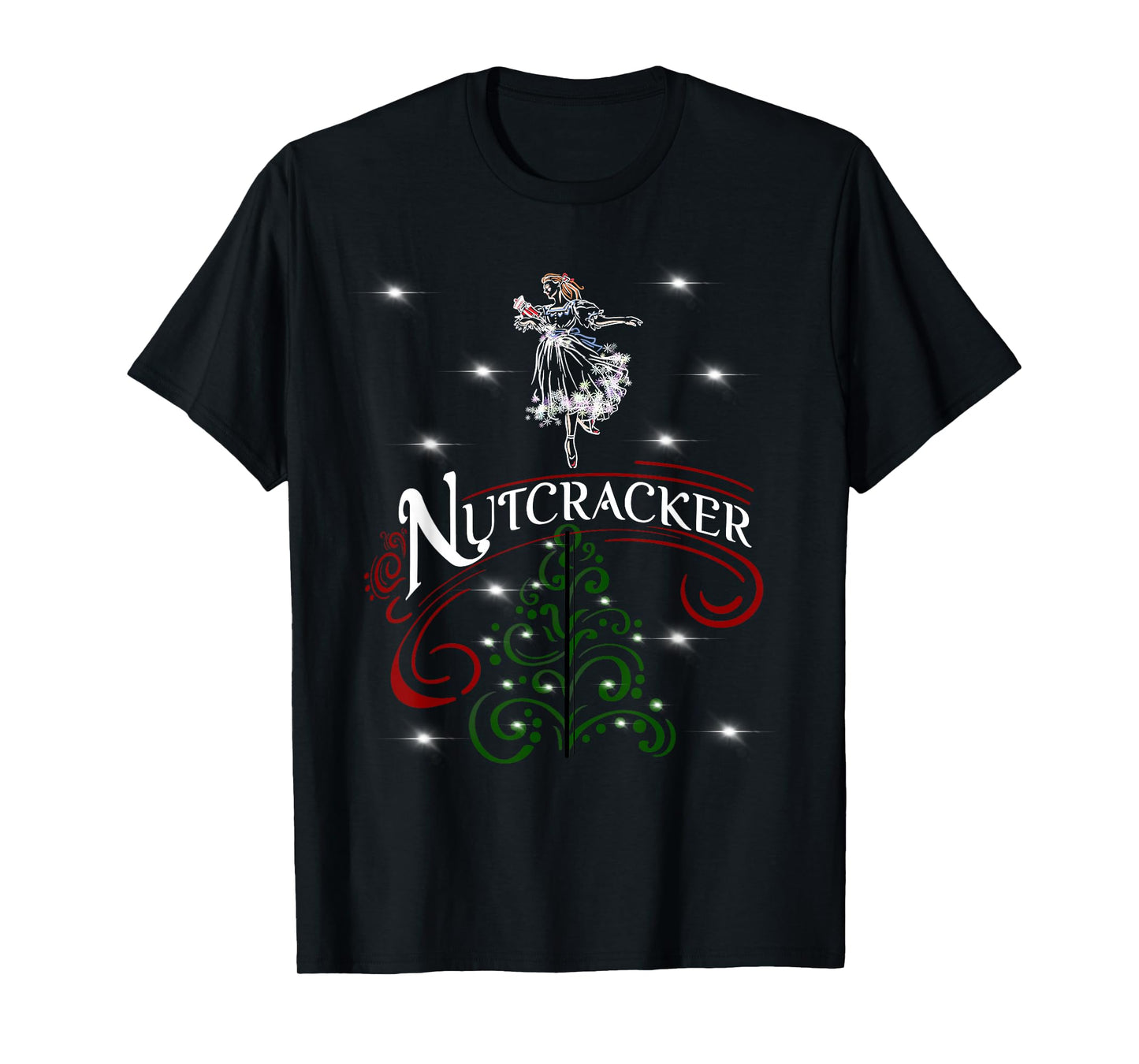 The Nutcracker Ballet Christmas Tree Holiday Dance T-Shirt