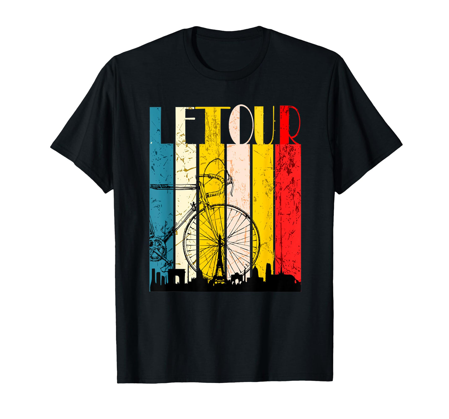 Retro Vintage Tour Cycling Tour France Cycling Fan T-Shirt
