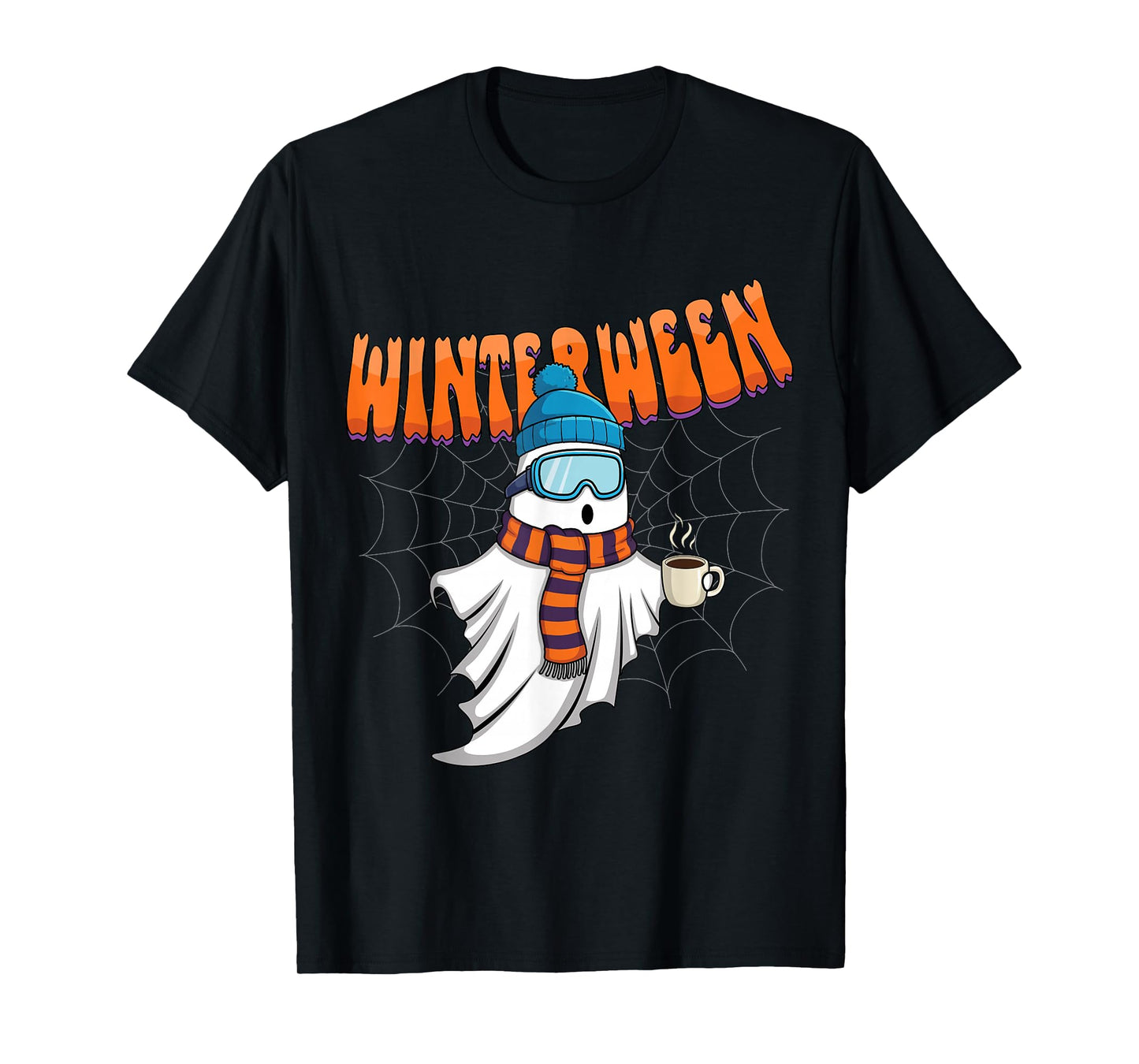 Winterween Winter Halloween Christmas Ghost Cute Kawaii T-Shirt