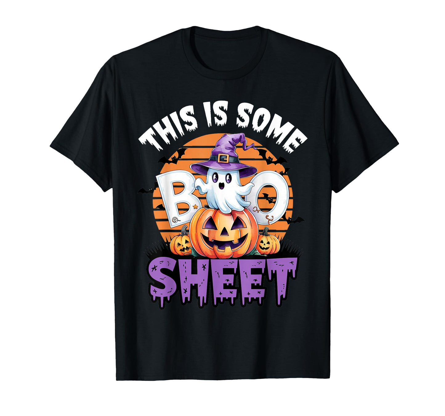 This is Some Boo Sheet Ghost Witch Funny Halloween Men Women T-Shirt