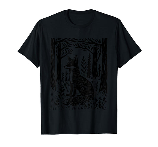 Fox Cottagecore Forestcore Goblincore Forest Woodland Animal T-Shirt