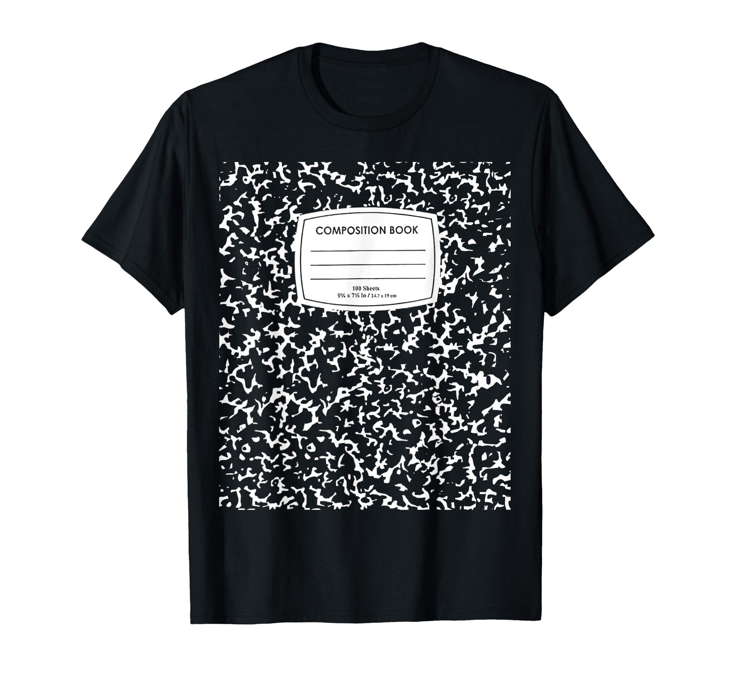 Composition Notebook Halloween Costume T-Shirt