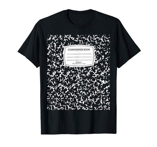 Composition Notebook Halloween Costume T-Shirt