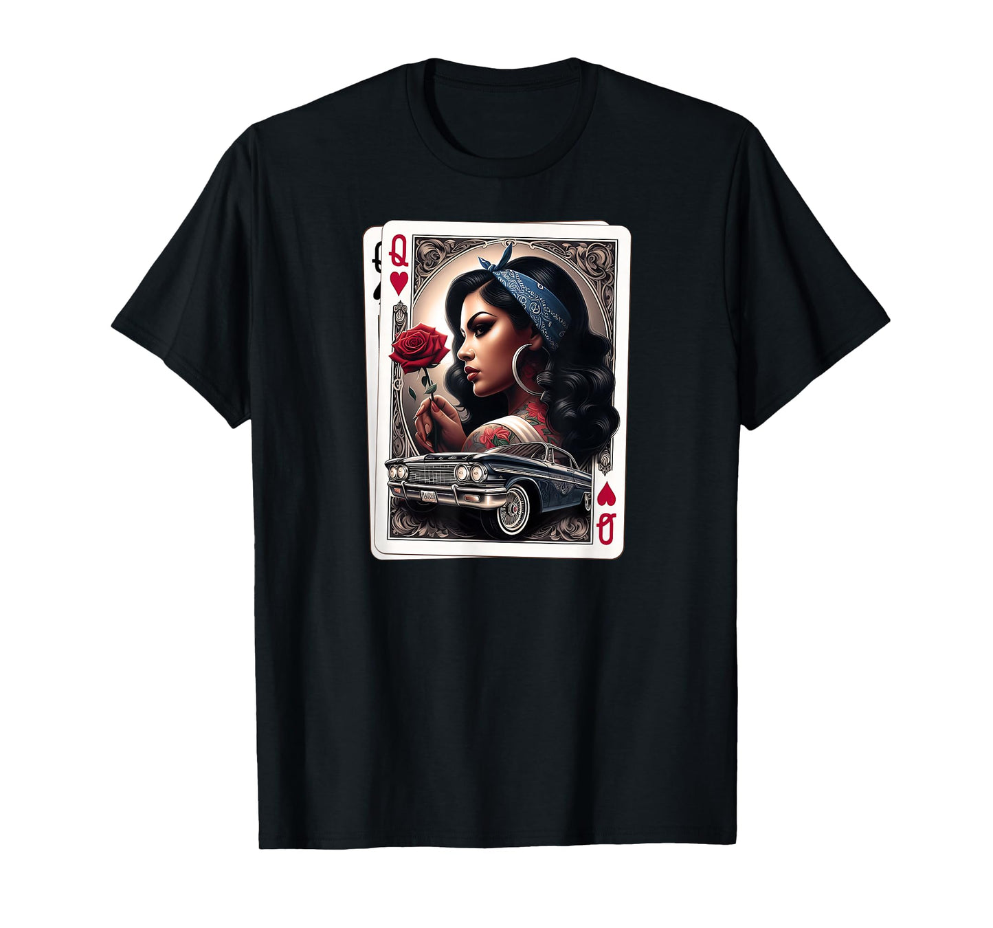 Lowrider Chicana Chicano Shirt Retro Low Rider Chicano Art T-Shirt