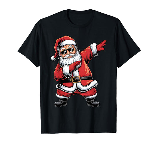 Dabbing Santa Claus Dance Design for Kids and Adults T-Shirt