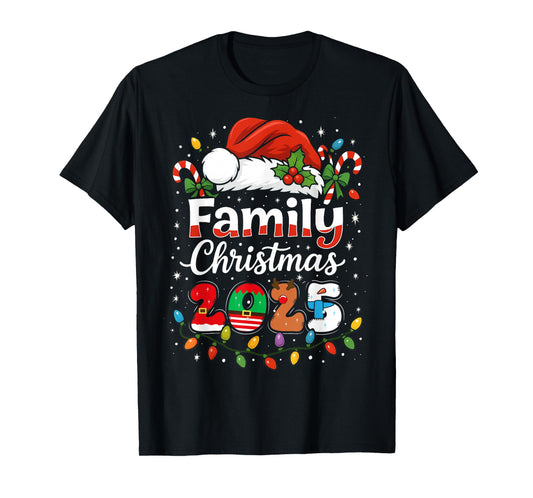 Family Christmas 2025 Matching Outfit Xmas Men Women Kids T-Shirt