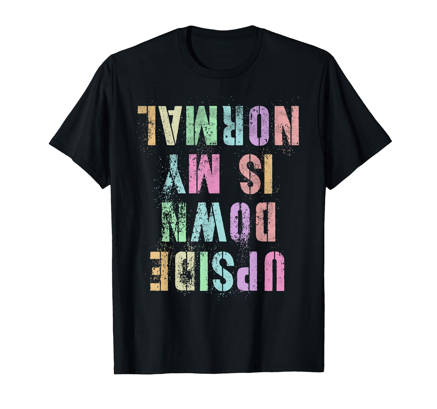 Funny UPSIDE DOWN IS MY NORMAL Gymnastics Tumbling Gymnast T-Shirt