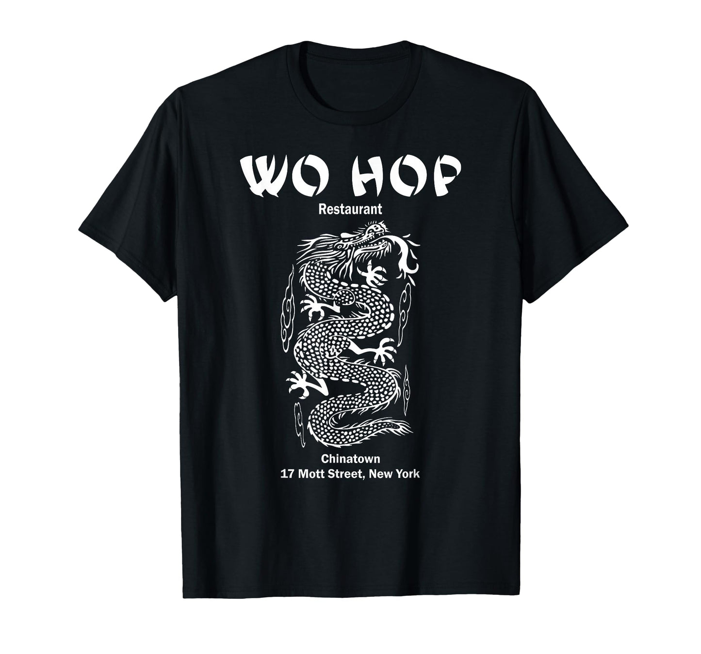 Wo hop Restaurant Chinatown, Serpent Dragon Vintage T-Shirt