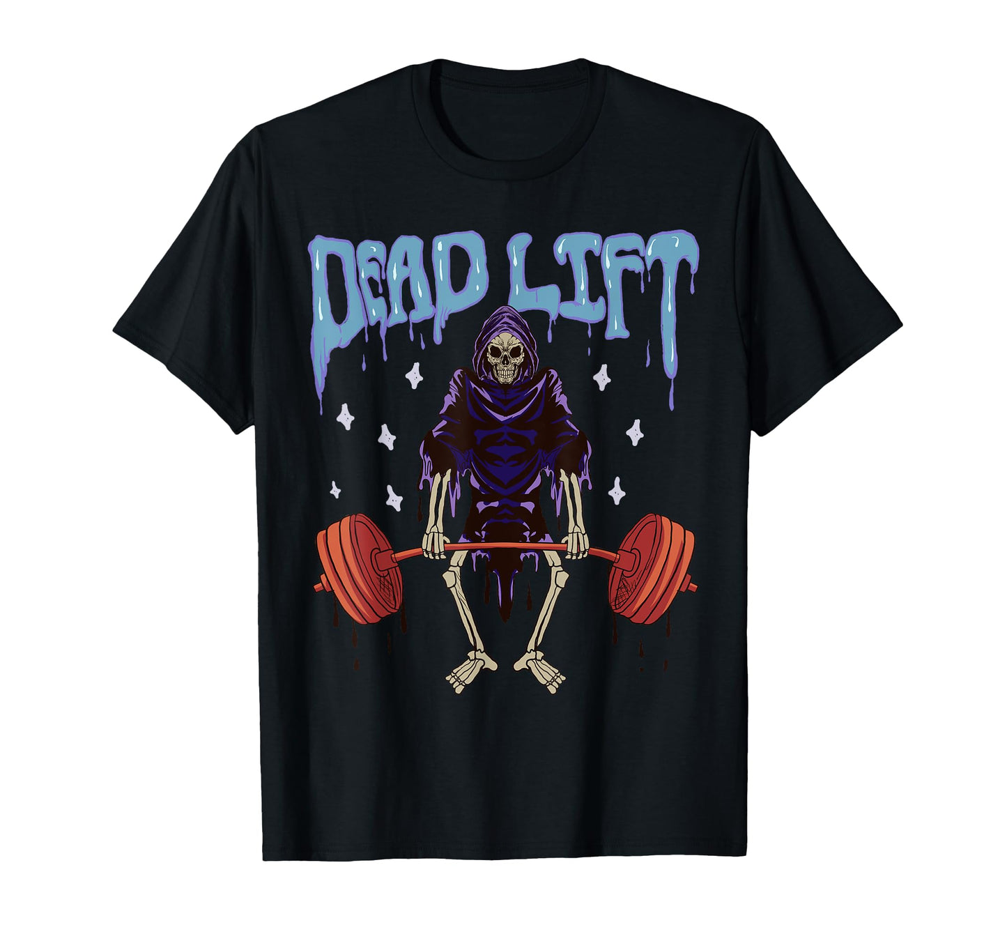 Funny Gym - Grim Reaper Deadlift Workout - Occult T-Shirt