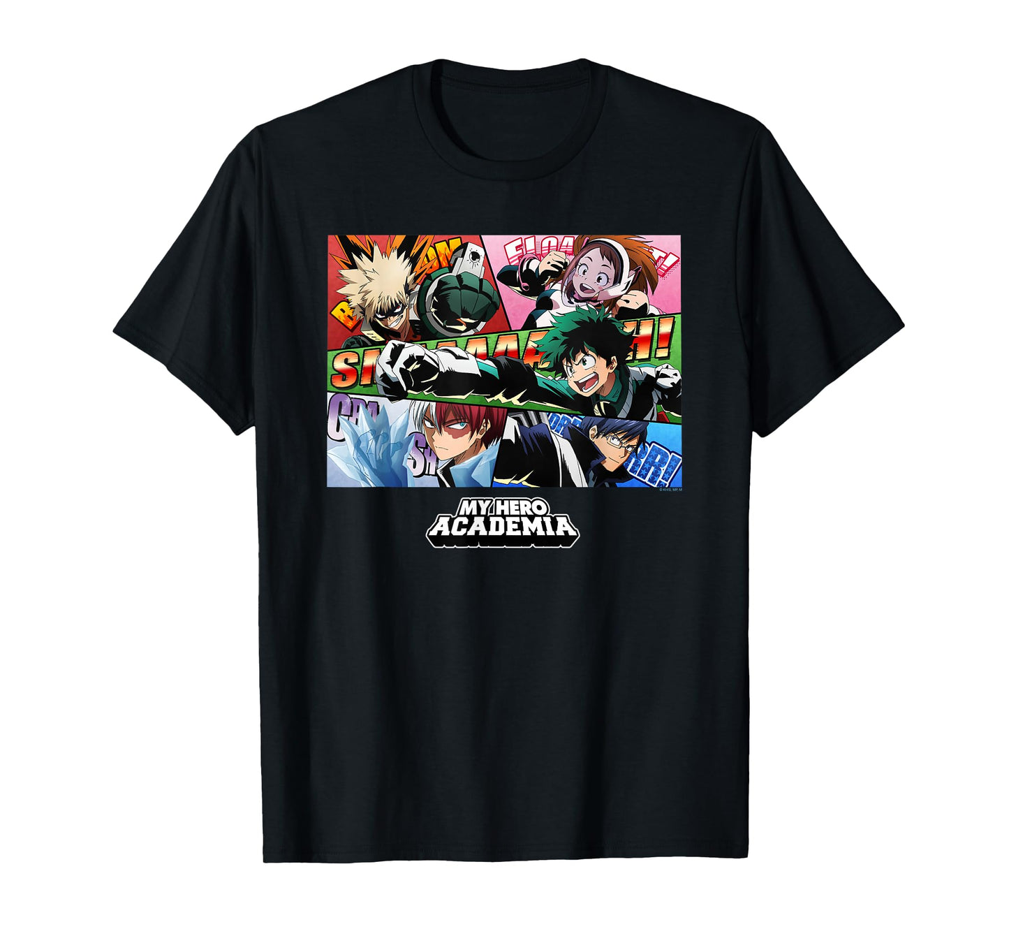 My Hero Academia Class 1-A Group Panels Anime T-Shirt