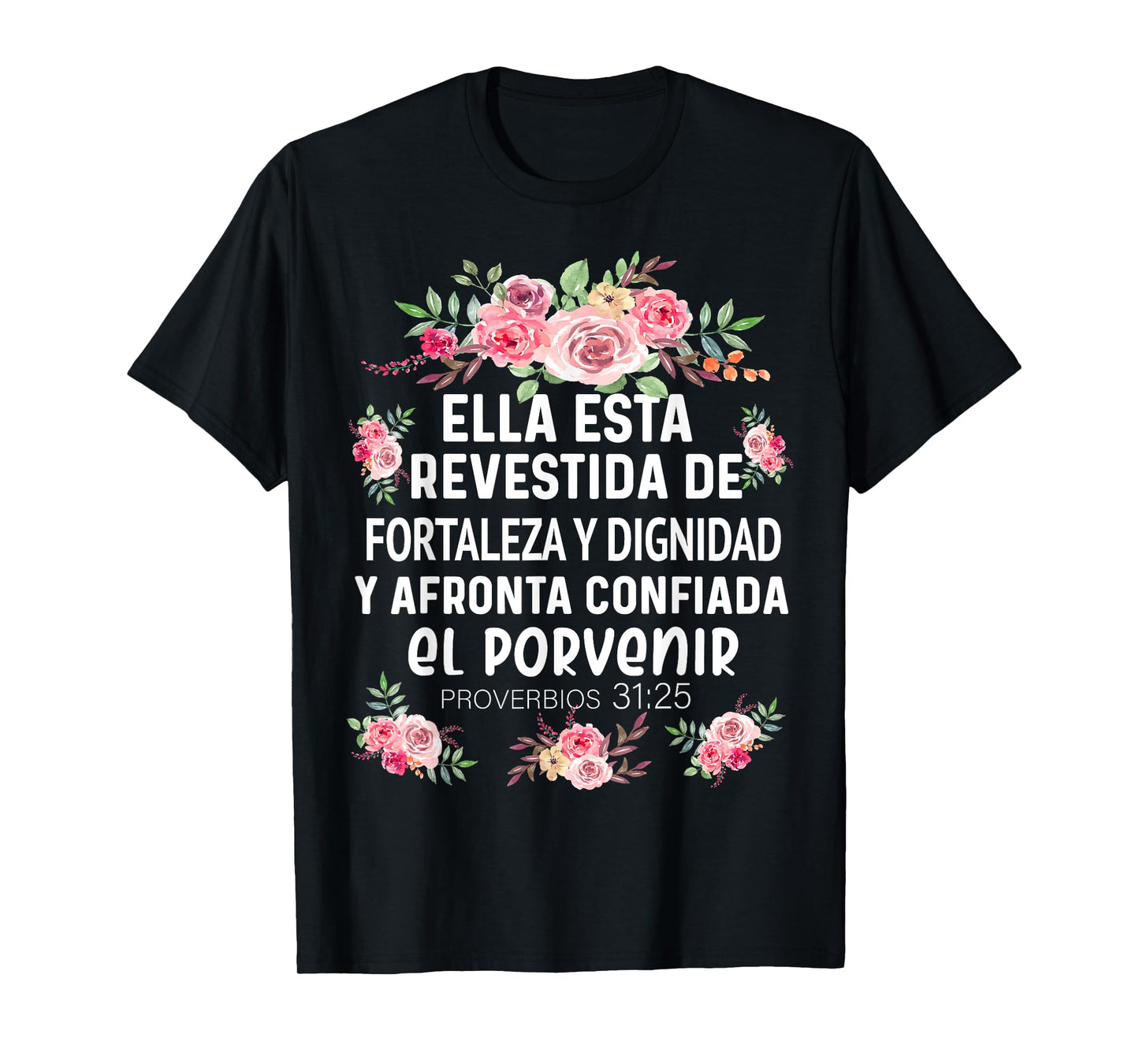 Camiseta cristiana en espanol Versiculo Spanish Christians T-Shirt