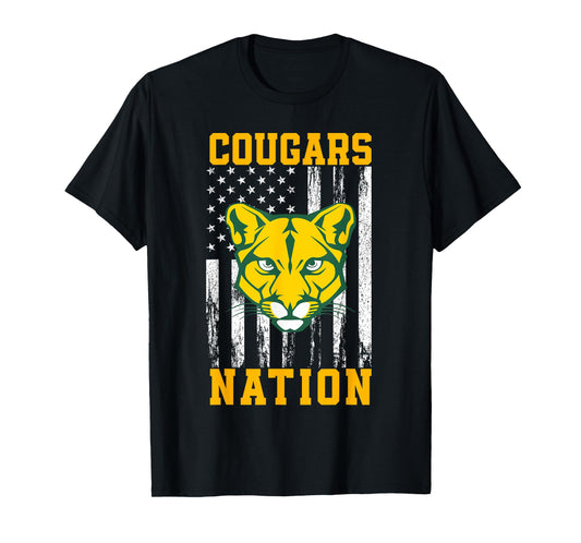 Blackhawk Cougars Logo Nation HS T-Shirt