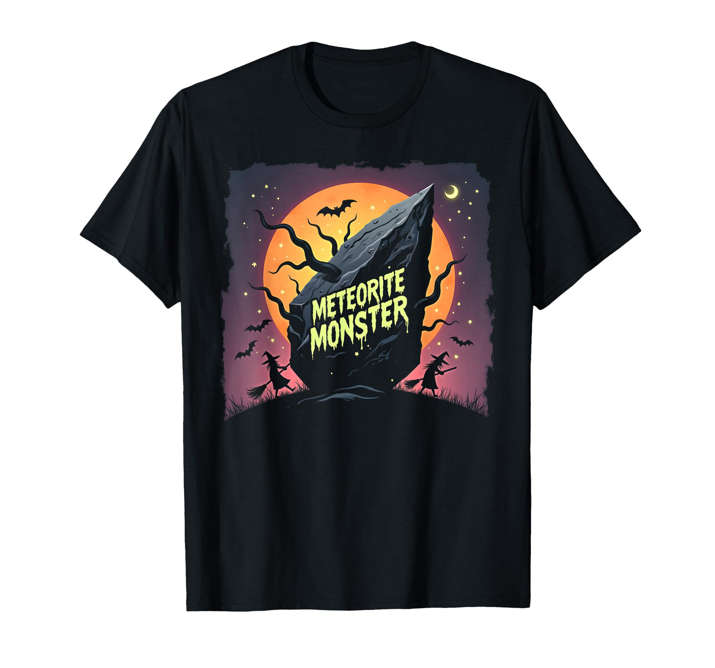 Halloween Meteorite Monster Spooky Atmosphere T-Shirt