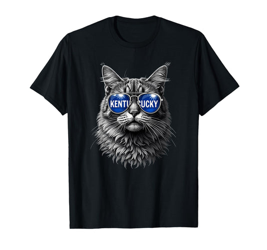 Funny Cat Lovers Kentucky Men Women Tee Co. Cat Lovers Graphic Last Name Kentucky Retro Vintage T-Shirt